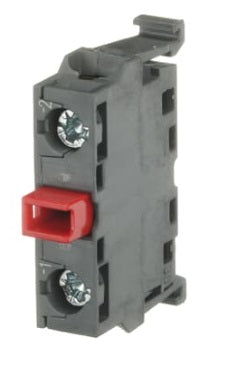 Bloque de Contacto 1 NC, para Boton Modular, Modelo MCB-01B, 1 Contacto Normalmente Cerrado Para Botonera