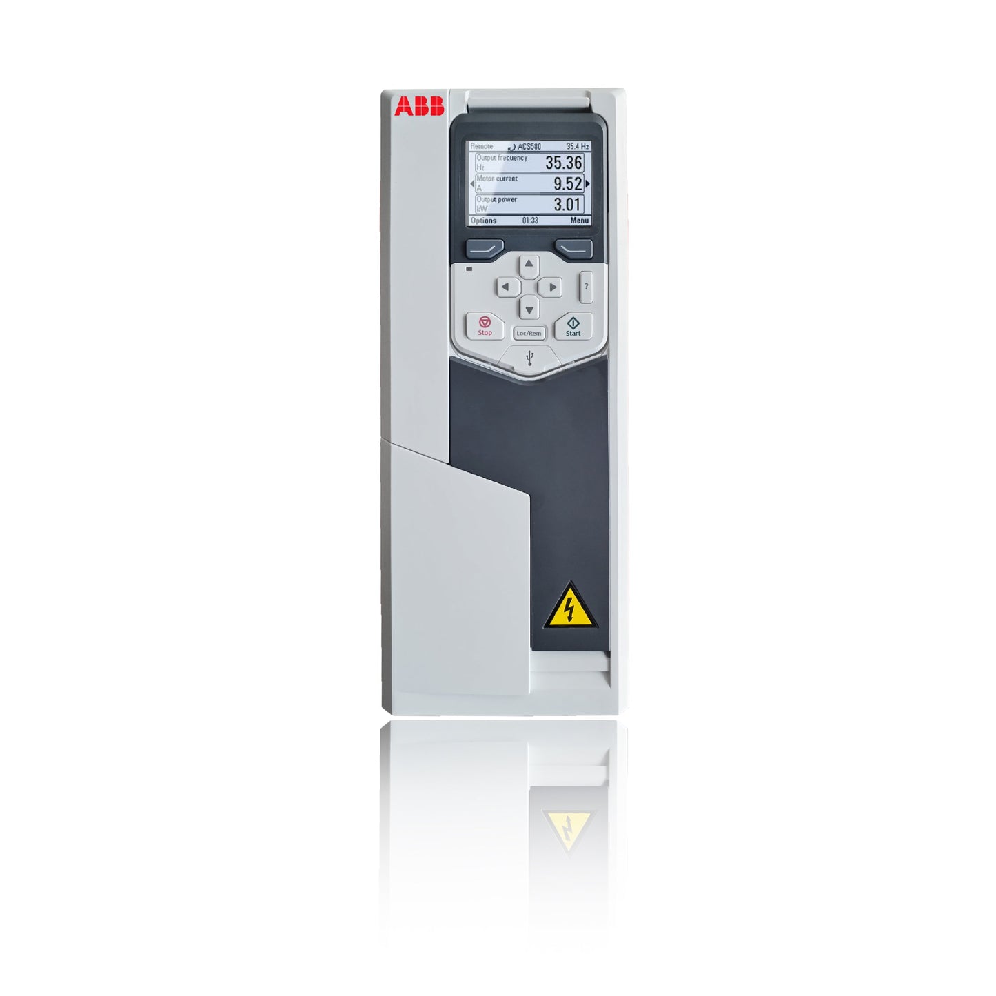Variador de Frecuencia, Trifásico, 5Hp/7.5Hp, ACS580-01-12A7-4, 380 - 480 VAC, 9.4/12 Amperes