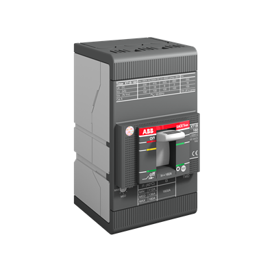 Interruptor Termomagnetico Trifasico TMAX,  XT1H 63 A, Relevador TMD Ajustable, Sin Terminales