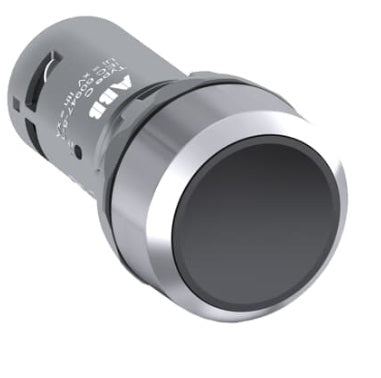 Boton Pulsador Color Negro, Compacto, Modelo CP1-30B-11