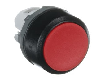 Boton Pulsador Momentaneo Color Rojo, Modular, Modelo MP1-10R, Agregar Holder y Bloque de Contacto