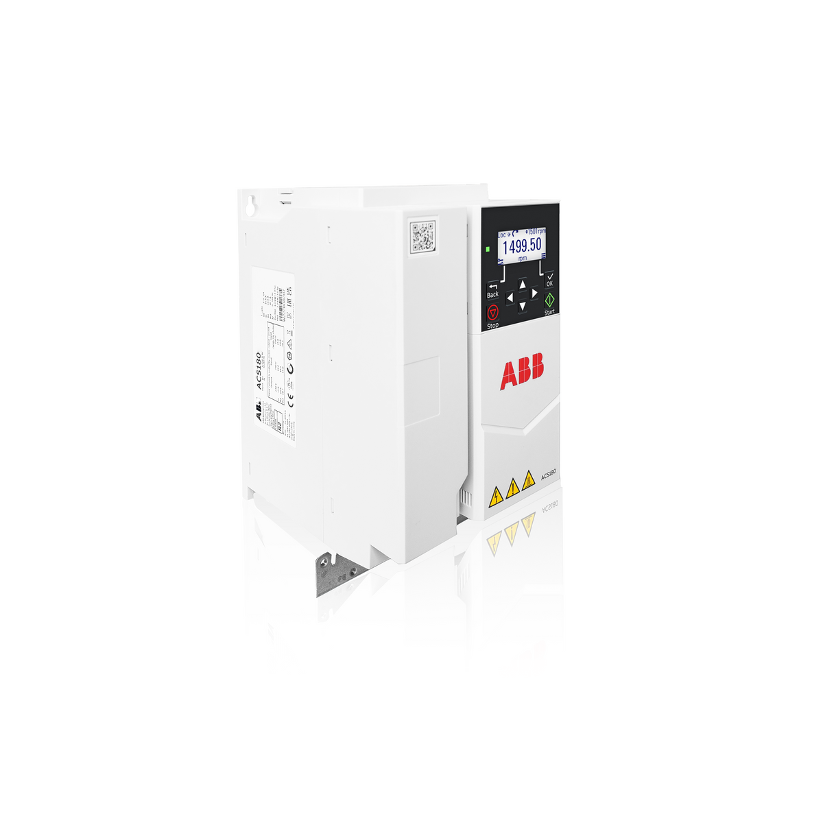 Variador de Frecuencia, Trifásico, 5Hp/7.5Hp, ACS180-04S-12A6-4, 380 - 480 VAC, 9.4/12 Amperes