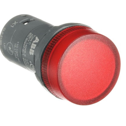 Lampara Piloto Compacta, Modelo CL2-523R, Color Rojo Con LED Integrado 220-240 VCA