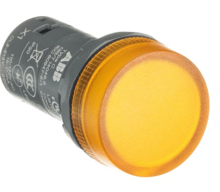 Lampara Piloto Compacta,  Modelo CL2-523Y, Color Amarillo, Con LED Integrado 220-240 VCA