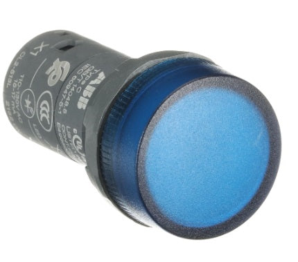 Lampara Piloto Compacta  Modelo CL2-523L, Color Azul Con LED Integrado 220-240 VCA