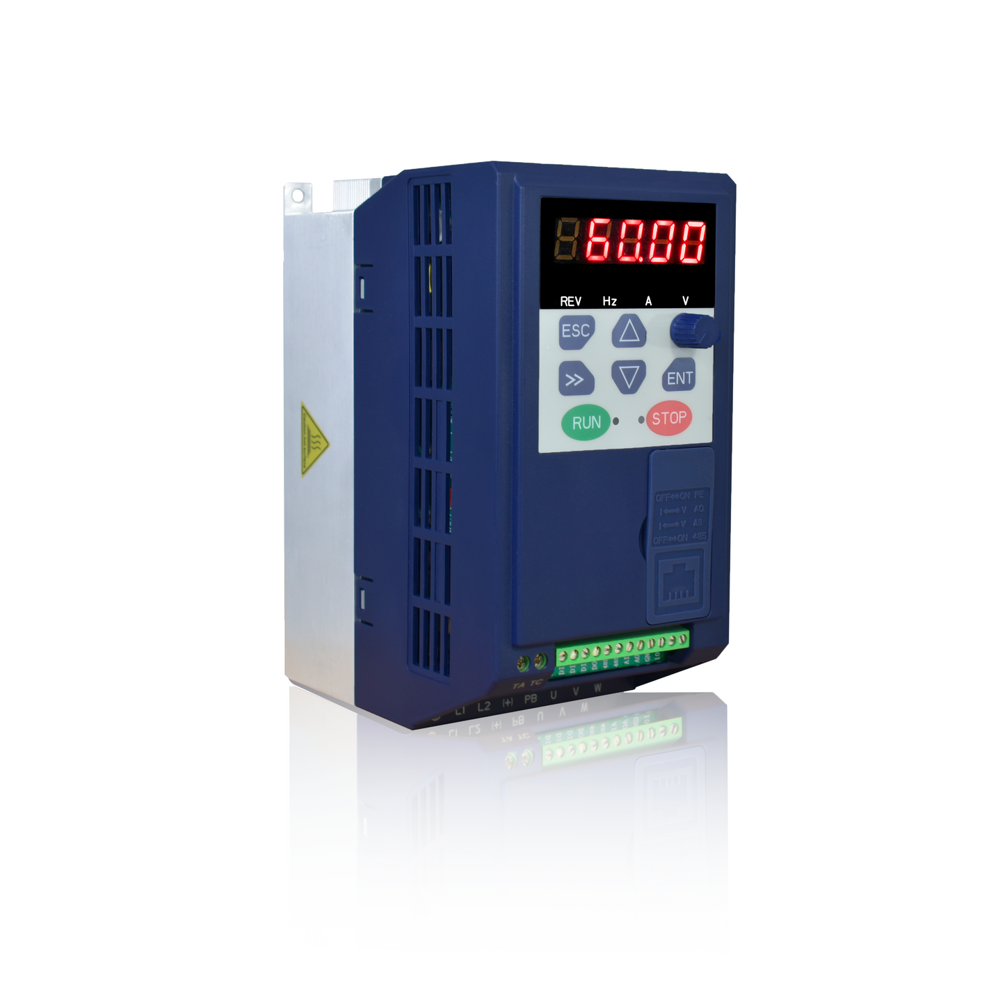 Variador de Frecuencia Marca Veikong Monofásico 0.5 hp VFD500M-R40GS2B, 200 - 240 VAC, Corriente (A): 2.8 - 3.2