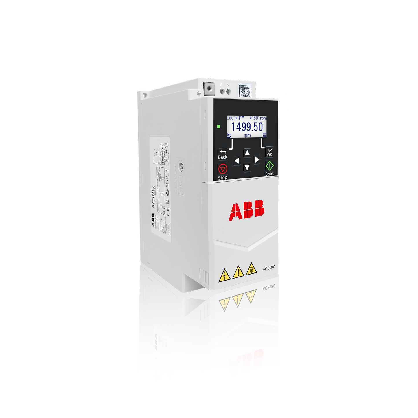 Variador de Frecuencia, Trifásico, 4Hp/5Hp, ACS180-04S-09A4-4, 380 - 480 VAC, 7.2/8.9 Amperes