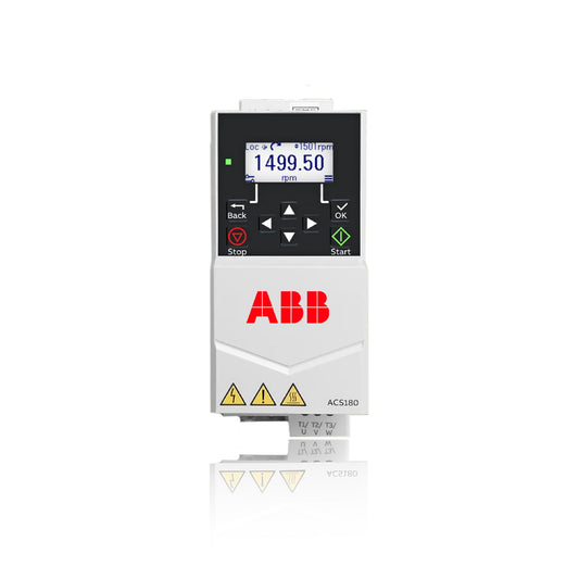 Variador de Frecuencia, Monofásico, 0.75Hp/1Hp, ACS180-04S-04A8-1, 200 - 240 VAC, 6.7/4.6 Amperes