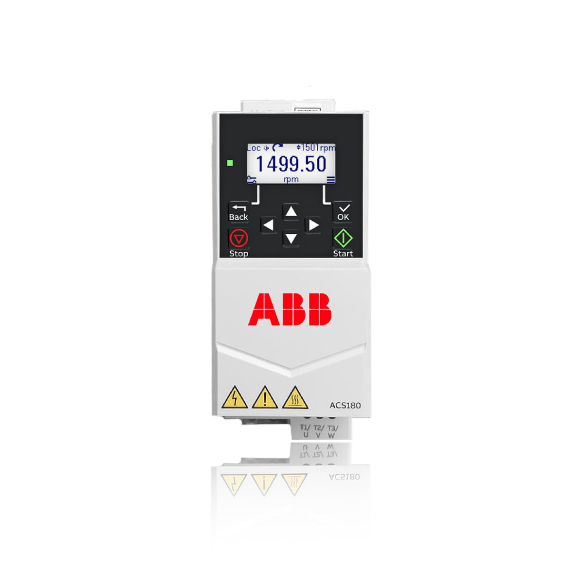 Variador de Frecuencia, Trifásico, 1Hp/1.5Hp, ACS180-04S-03A3-4, 380 - 480 VAC, 2.4/3.1 Amperes