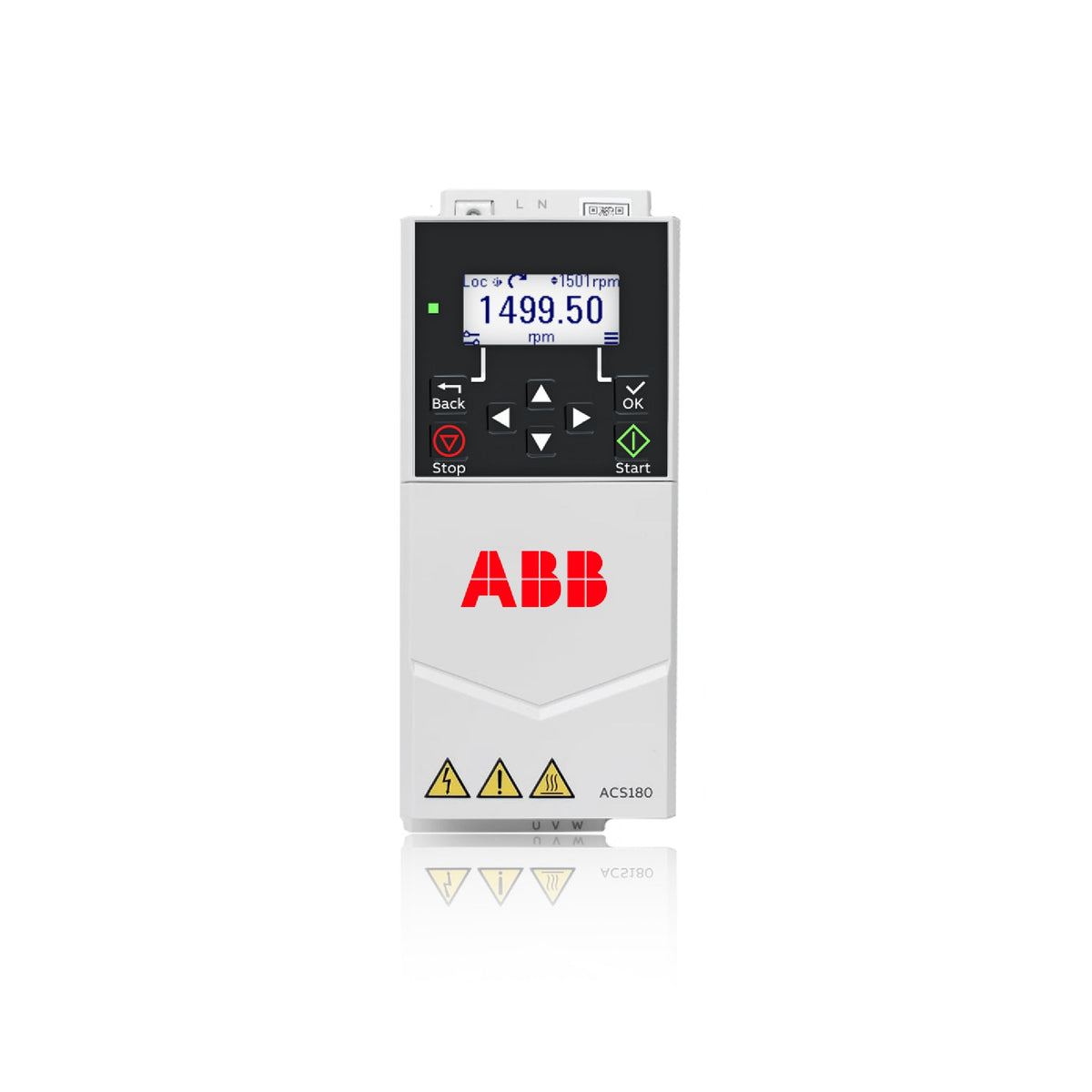 Variador de Frecuencia, Trifásico, 4Hp/5Hp, ACS180-04S-09A4-4, 380 - 480 VAC, 7.2/8.9 Amperes