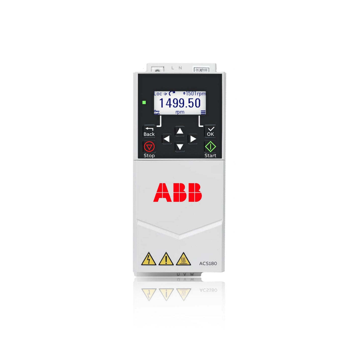 Variador de Frecuencia, Trifásico, 3Hp/4Hp, ACS180-04S-07A2-4, 380 - 480 VAC, 5.6/6.8 Amperes