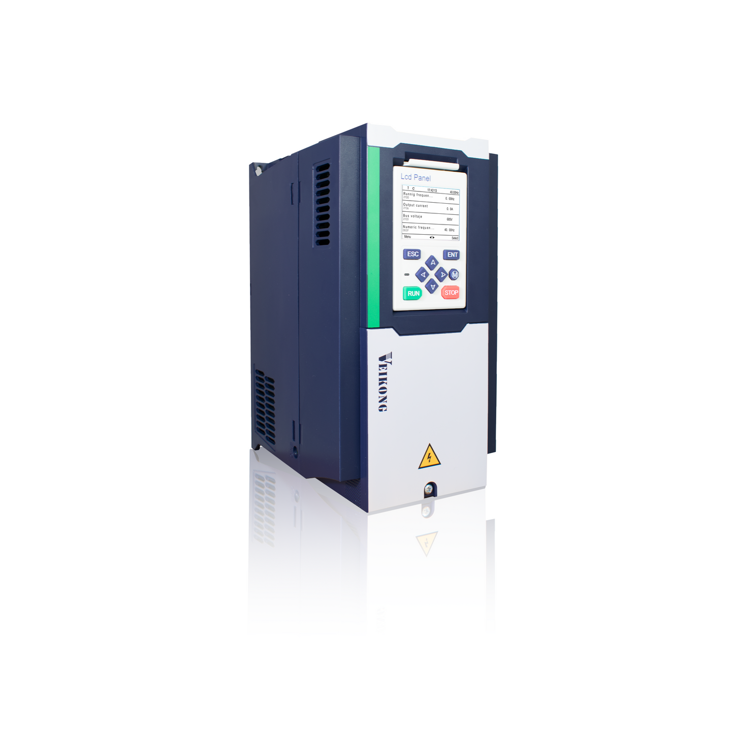 Variador de Frecuencia Marca Veikong Trifásico 7.5 | 10 hp VFD500-5R5G/7R5PT4B, 380 - 480 VAC, 13 AMP