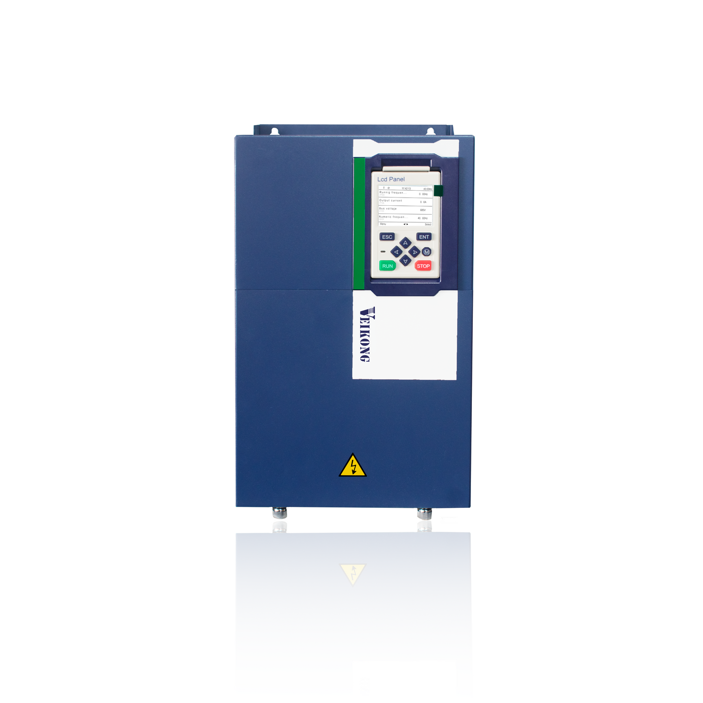 Inversor Solar Marca Veikong Trifásico 60 hp VFD500-40T04500-PV, 350 - 750 VDC, 96 Amp