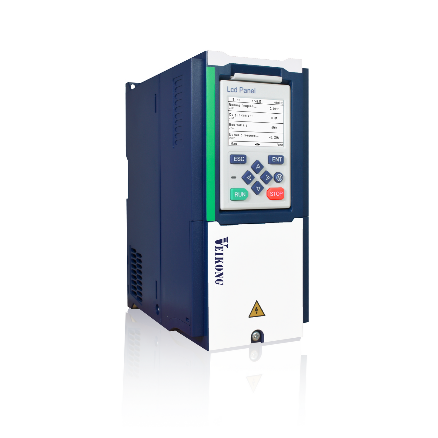 Inversor Solar Marca Veikong Monofasico 2 hp VFD500-20T00150-PV, 200 - 400 VDC, 4 Amp